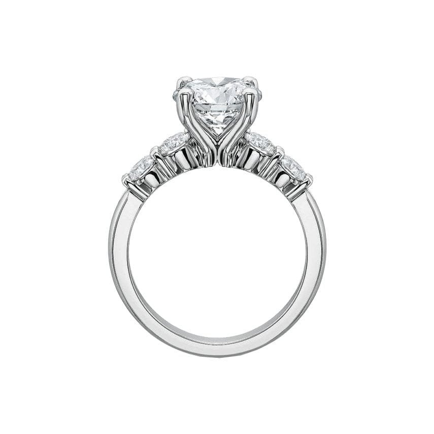 classic diamond semi mount ring